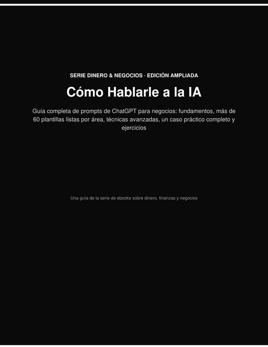Portada del ebook Cómo Hablarle a la IA